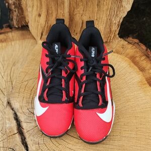 Nike Kids Red and Black Athletic Sneakers